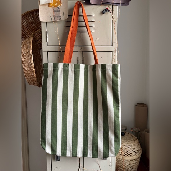 Printed Beaded Canvas Tote Bag (See photos/Description) - Picture 14 of 16